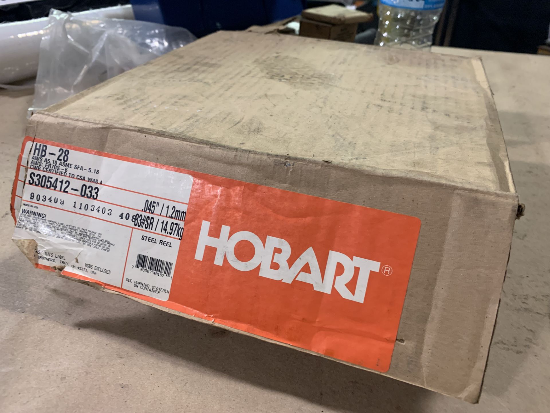 New In Box Hobart Steel Reel Welding Wire .045" Size