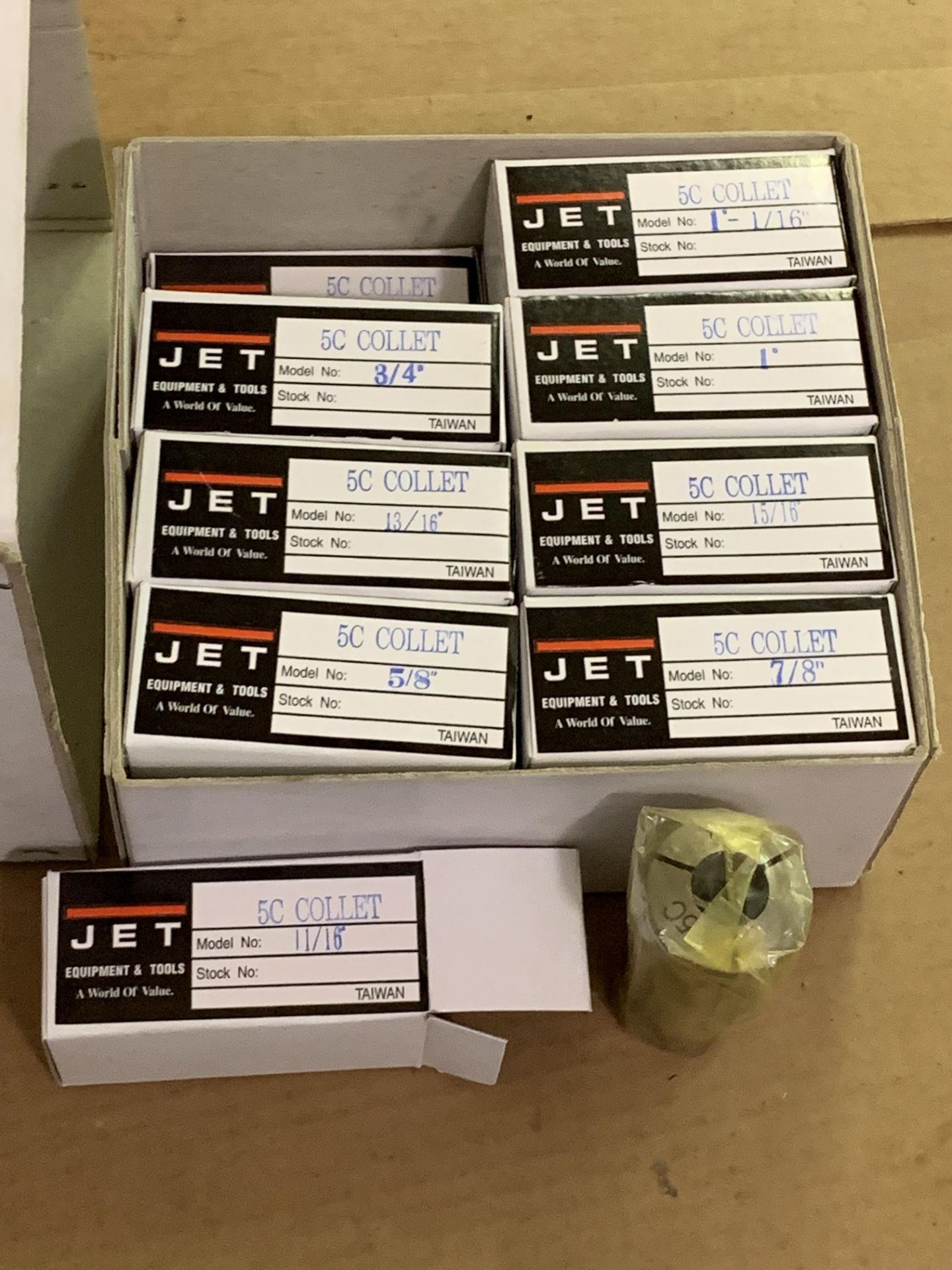 Jet 5C Collet Set Complete New In Box