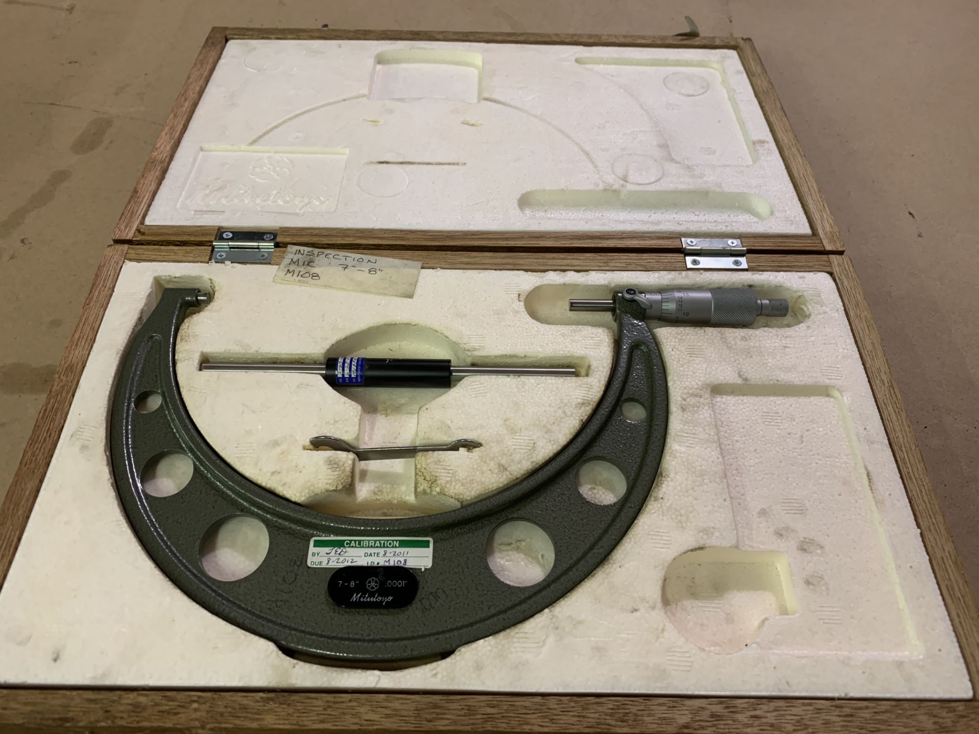 Mitutoyo 7-8 OD Micrometer