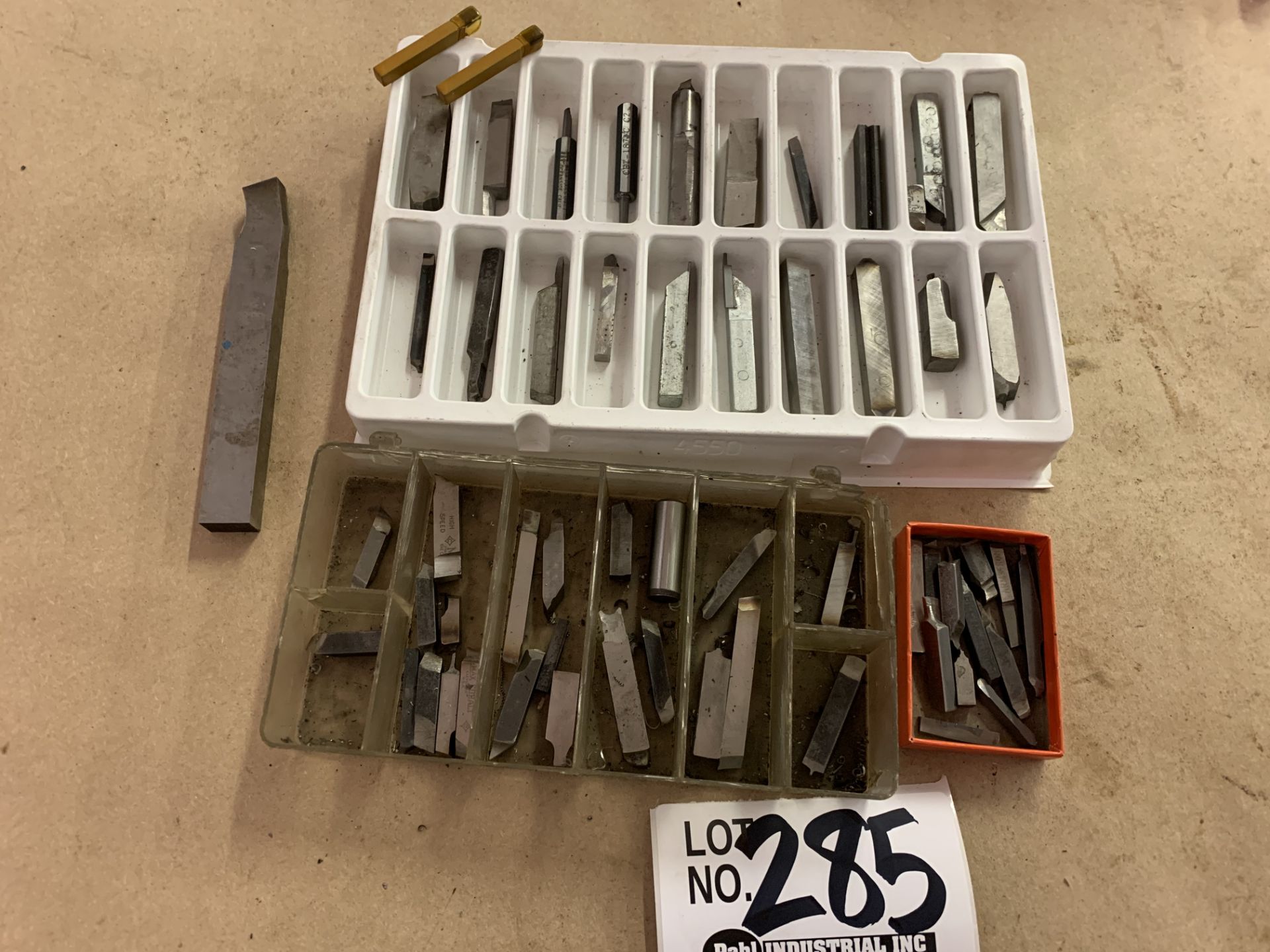 Assorted Brazed HSS and Carbide cutting tools