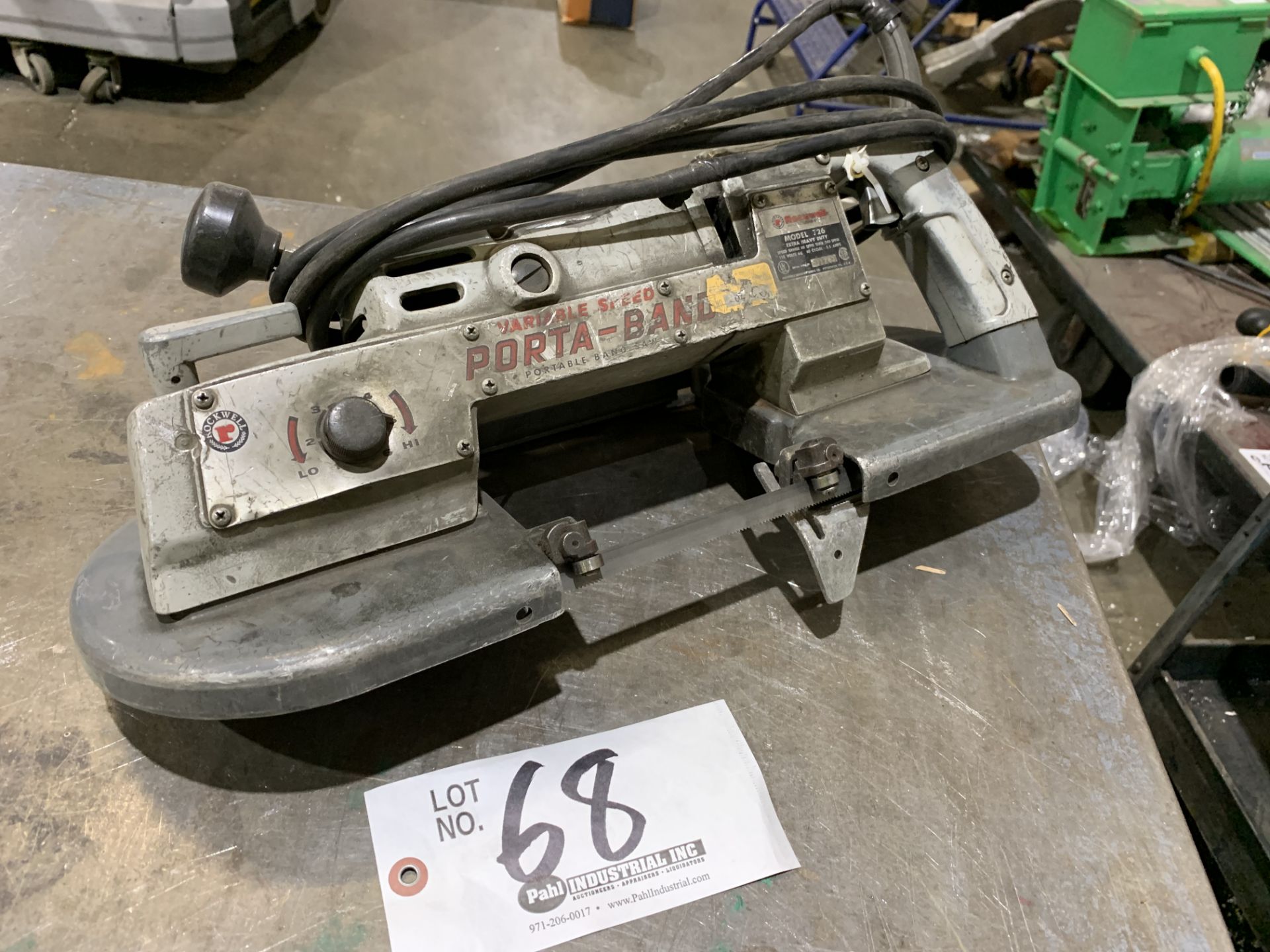 Rockwell Port-Band Saw Model 726