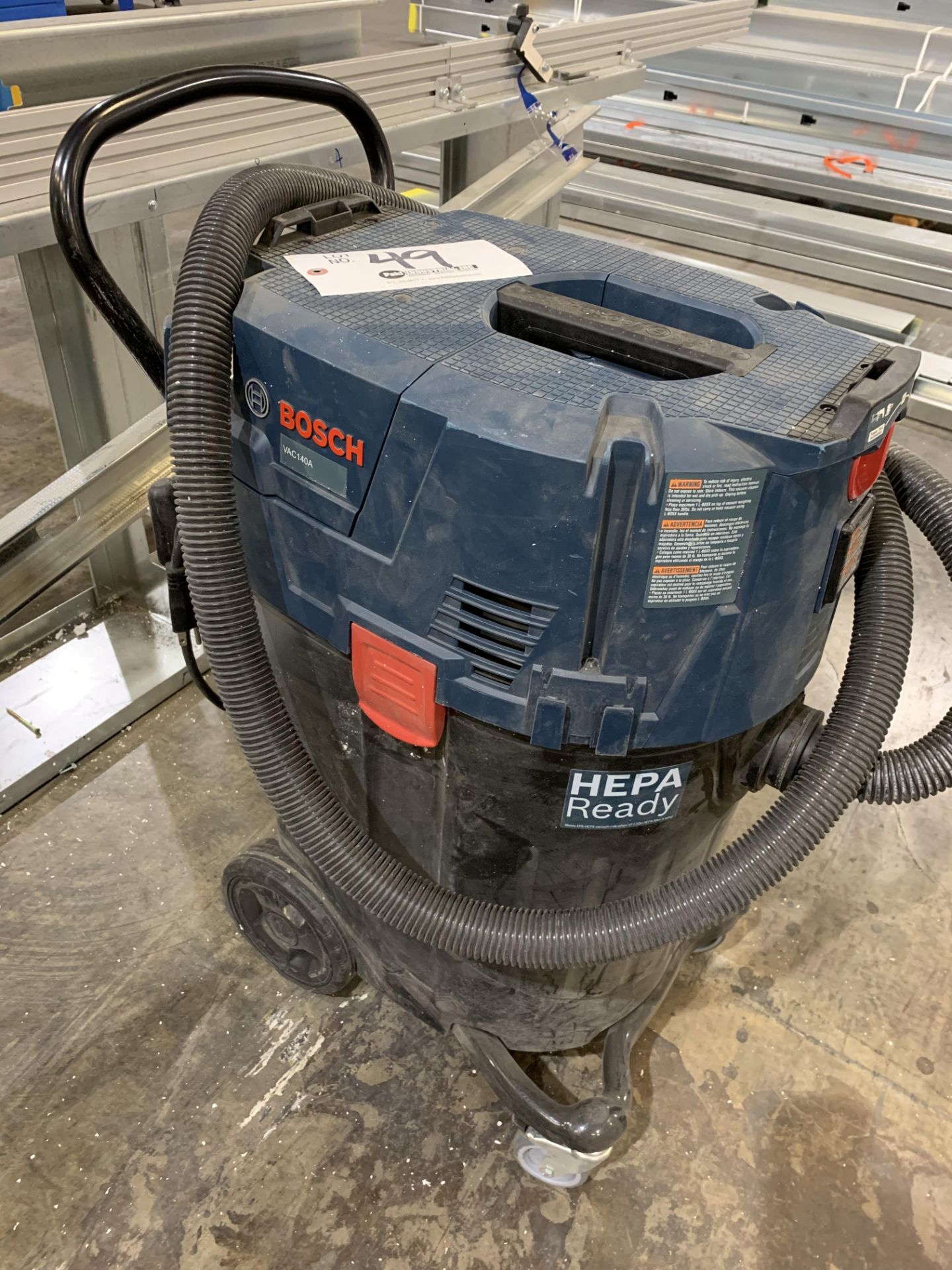 Bosch Hepa Shop Vac Model VAC140A