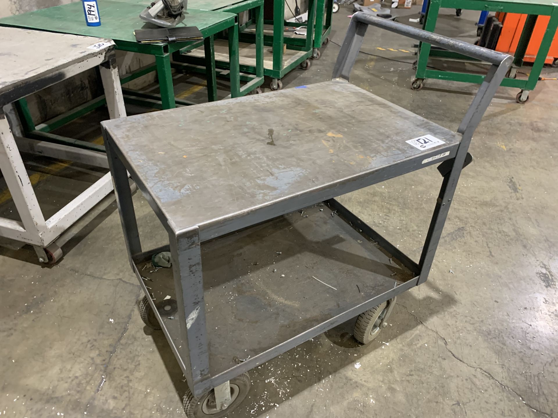 3' X 2' Steel Shop Cart