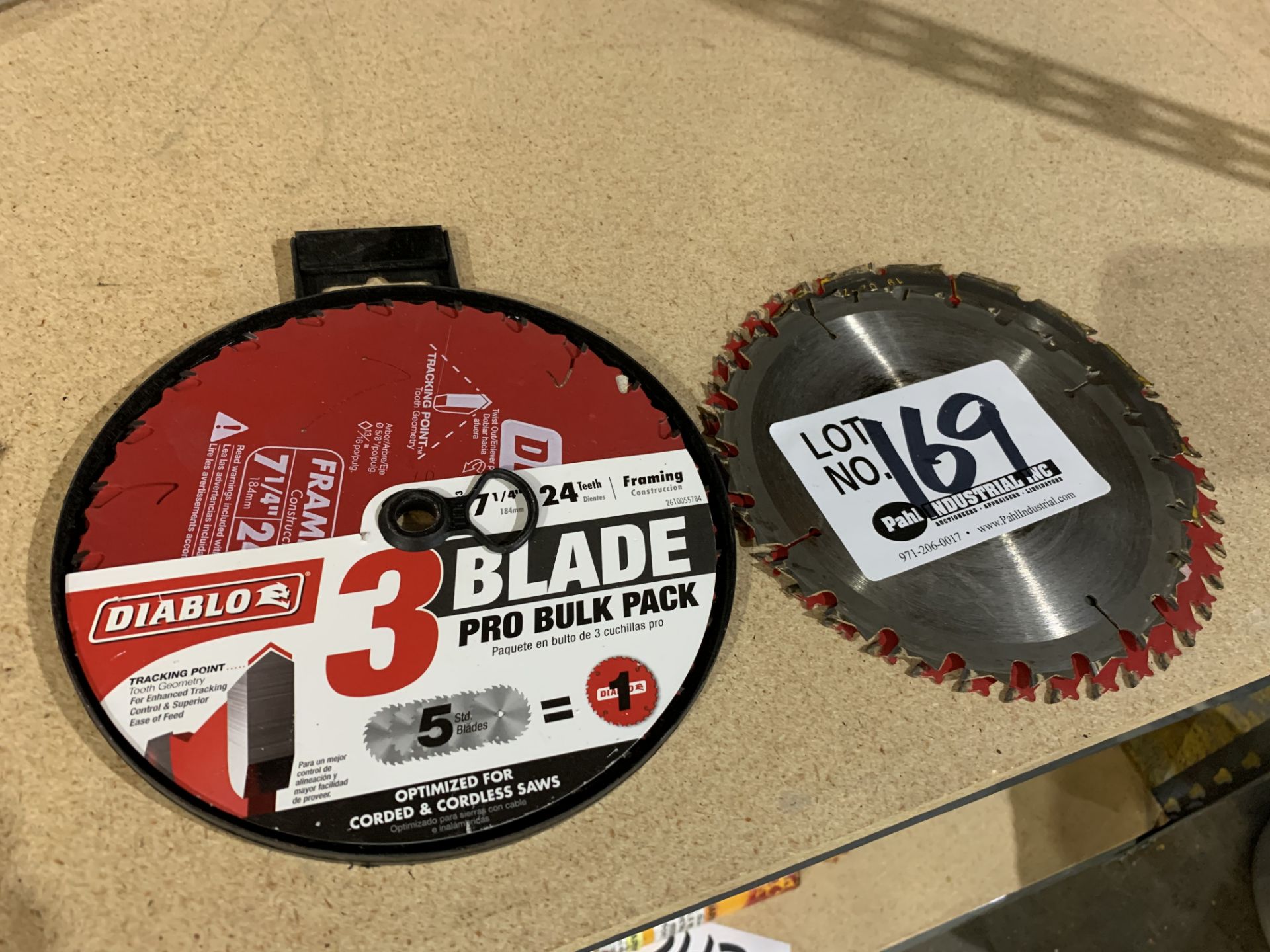 New Diablo 7" 3-blade Framing Blades w/extra blades