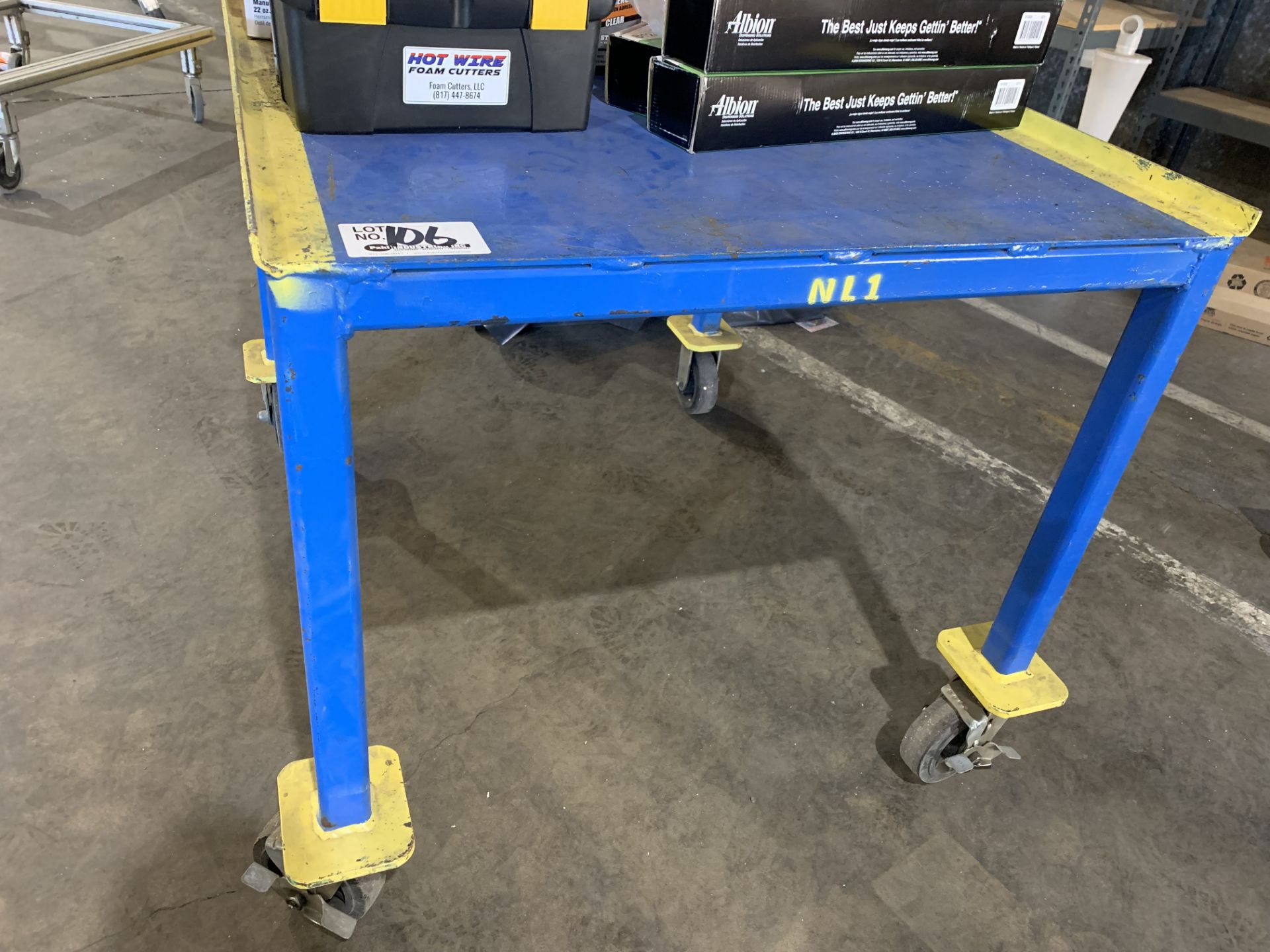 42" X 36" Steel Shop Cart