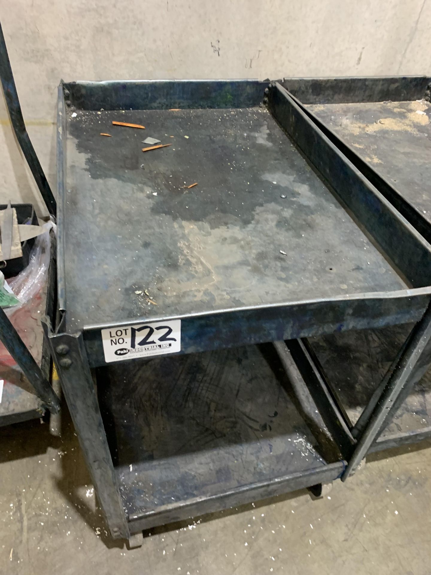 3' X 2' Steel Shop Cart