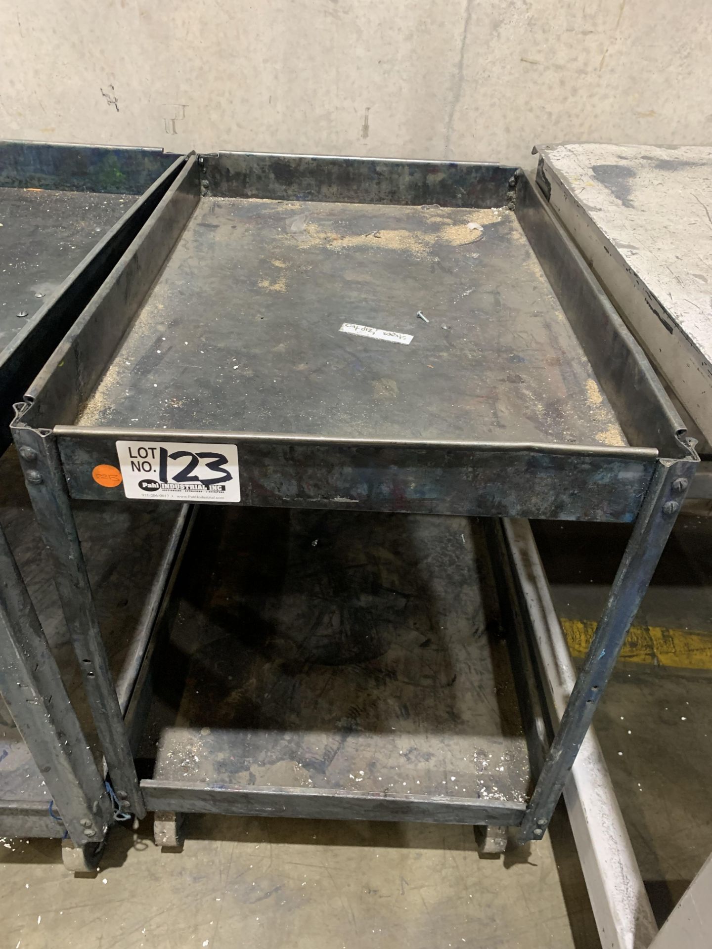 3' X 2' Steel Shop Cart