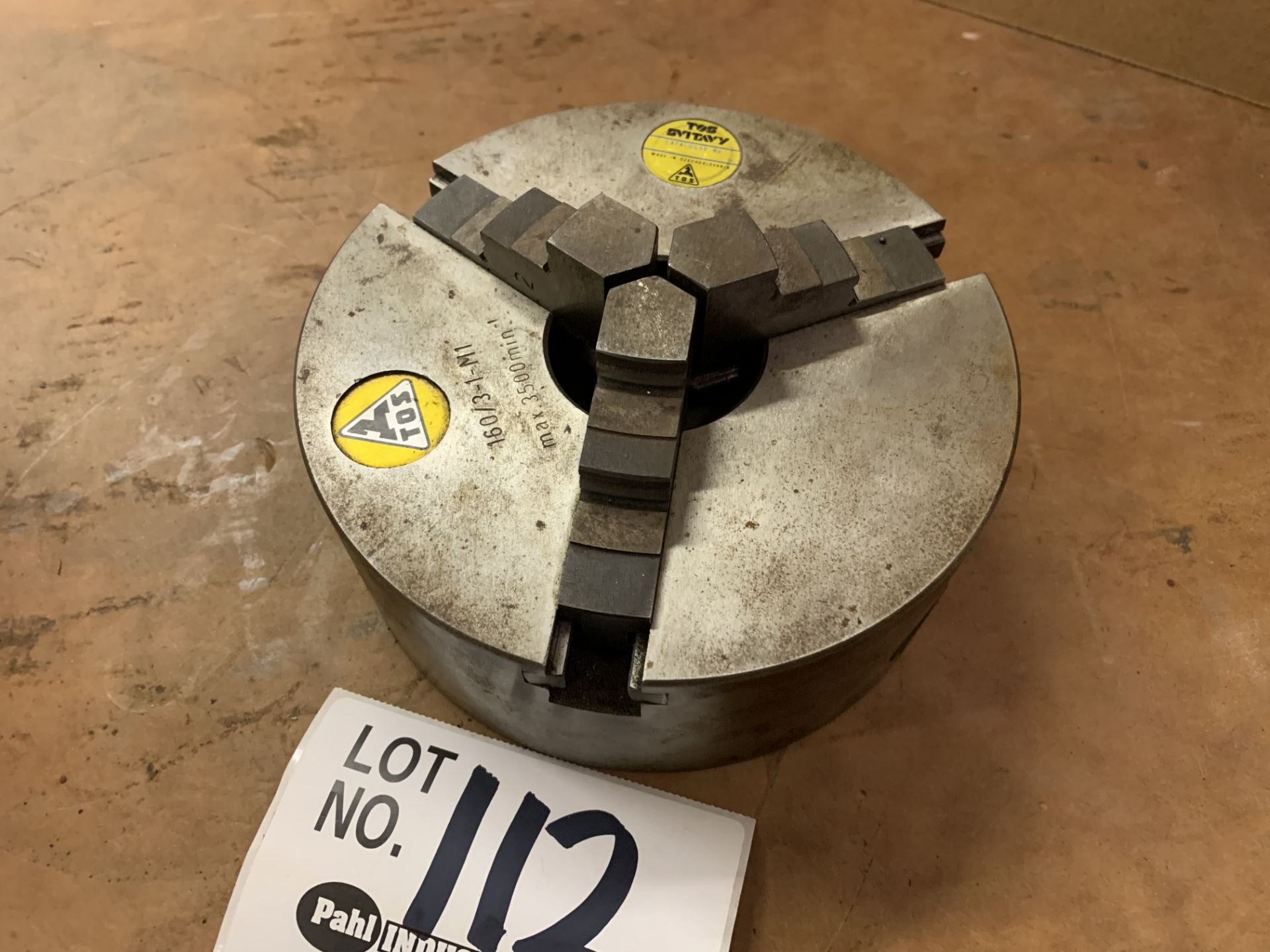 TOS Suitavry 6" 3-Jaw Chuck