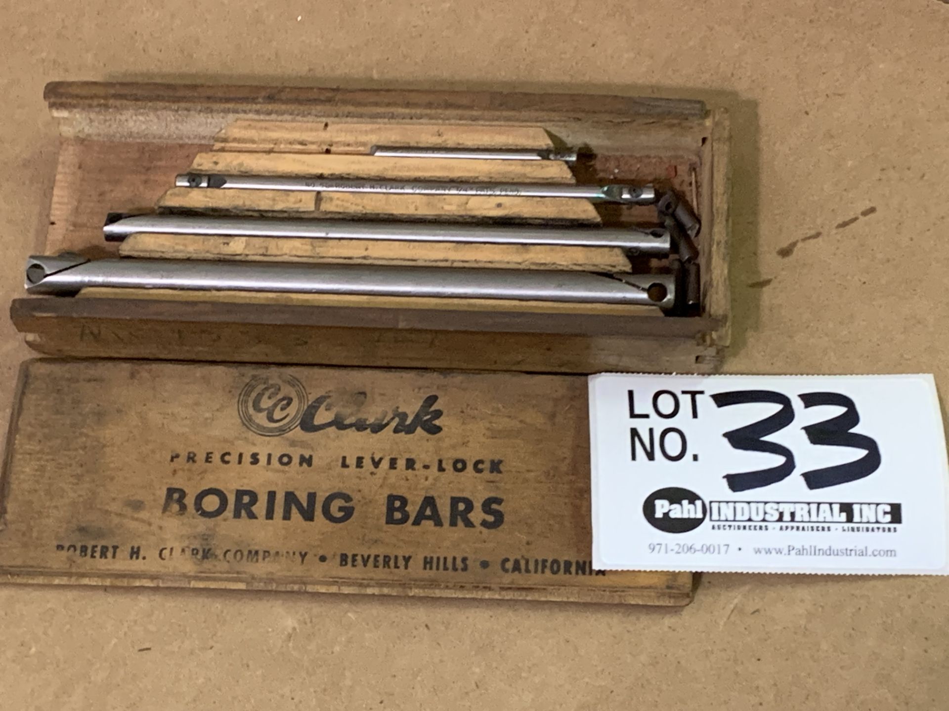 Clark Precision Lever-Lock Boring Bar Set w/box Complete