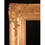 19th Century English School. A Gilt Composition Frame with swept corners, rebate 25.5" x 20" (64.8 x