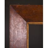 19th Century English School. A Plain Wooden Frame with a gilt slip, rebate 29" x 24" (73.5 x 61cm)