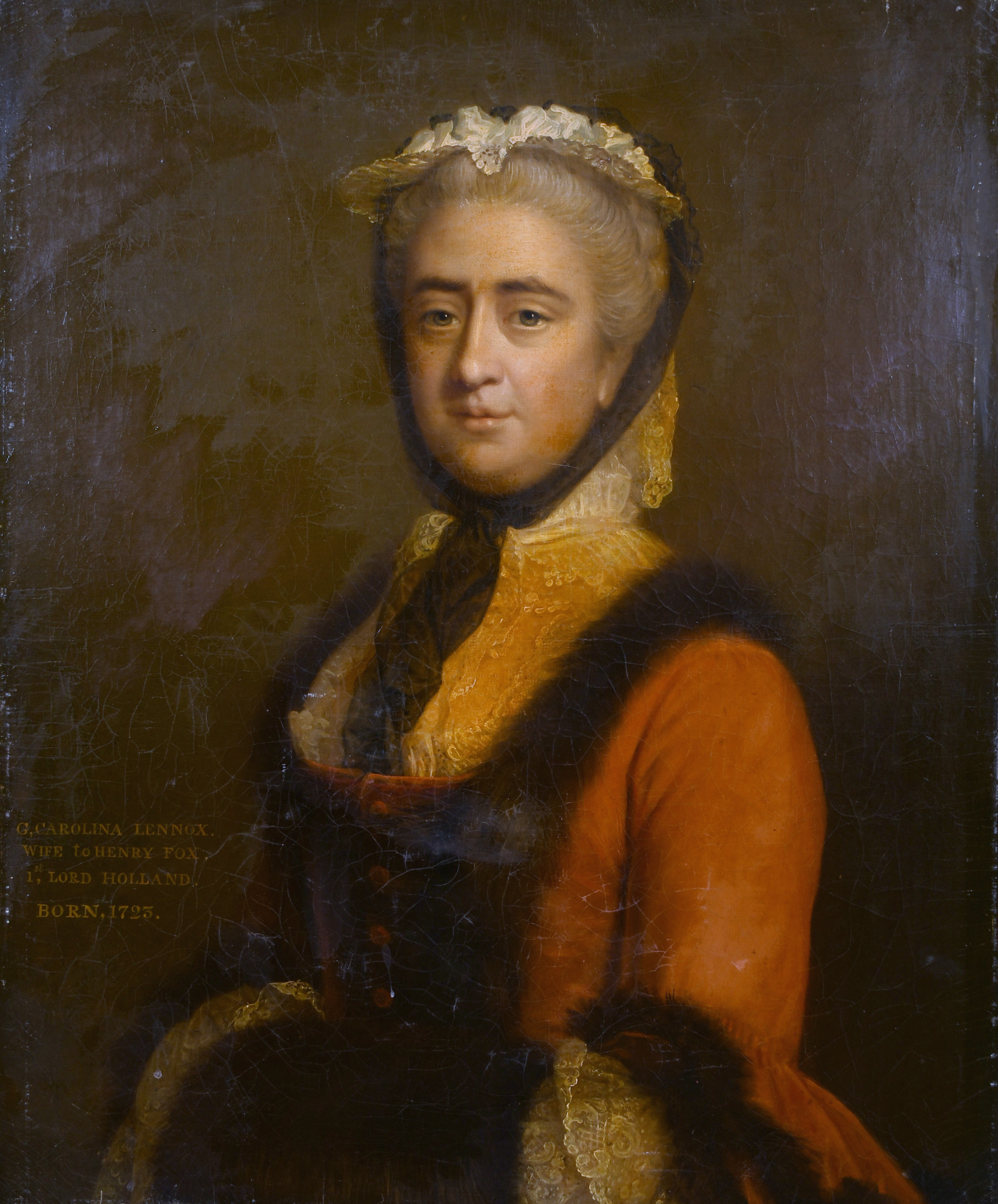 Allan Ramsay (1713-1784) British. Portrait of “G. Caroline Lennox, Wife to Henry Fox, 1st Lord