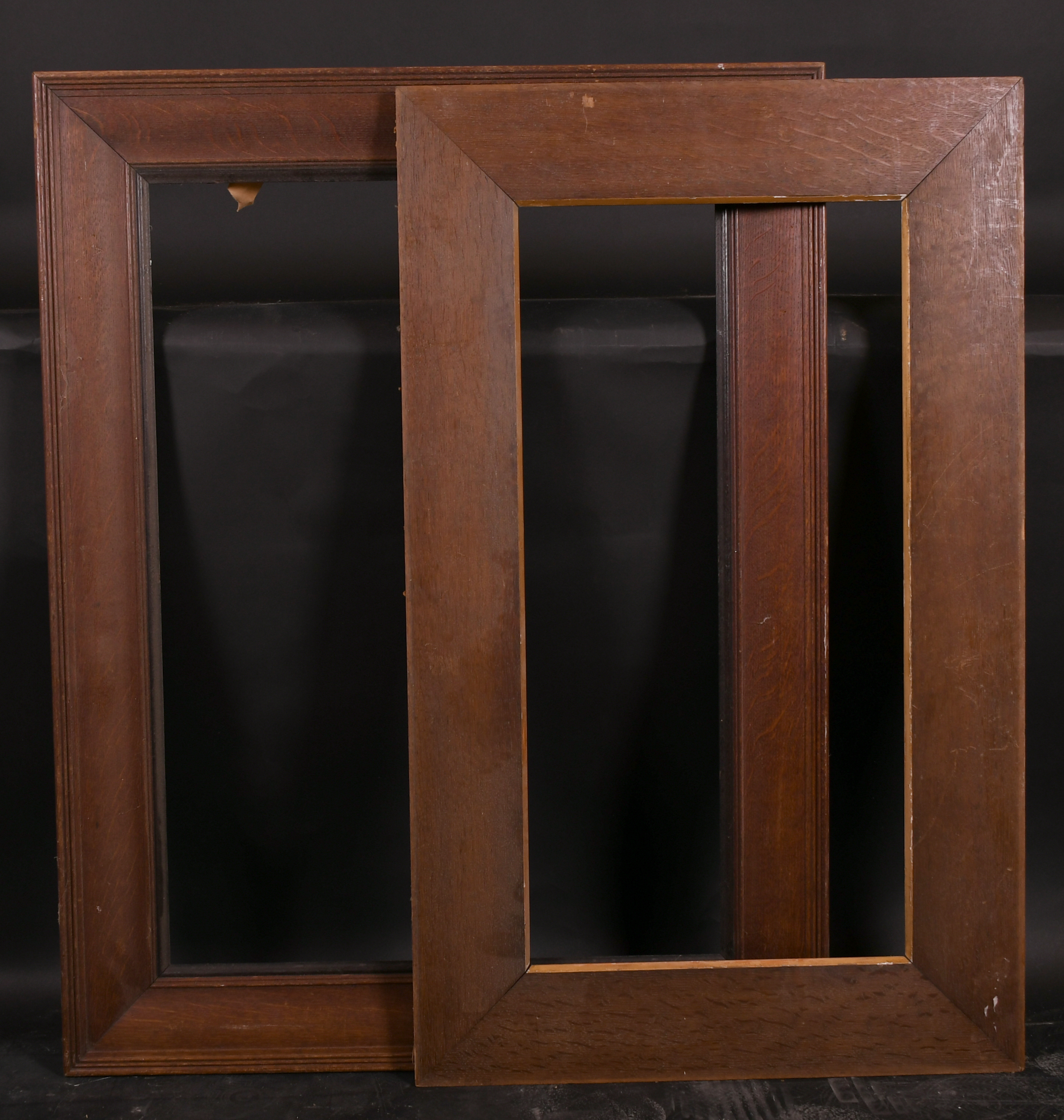 19th Century English School. A Darkwood Frame, rebate 39" x 22.25" (99 x 56.5cm) and two others (3) - Image 4 of 4