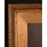 19th Century English School. A Gilt Composition Frame, with inset glass, rebate 24" x 12" (61 x 30.