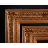 20th Century English School. A Gilt Composition Frame, with swept centres and corners, rebate 20”