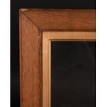 Early 20th Century English School. A Plain Wooden Frame with a gilt slip, and inset glass, rebate