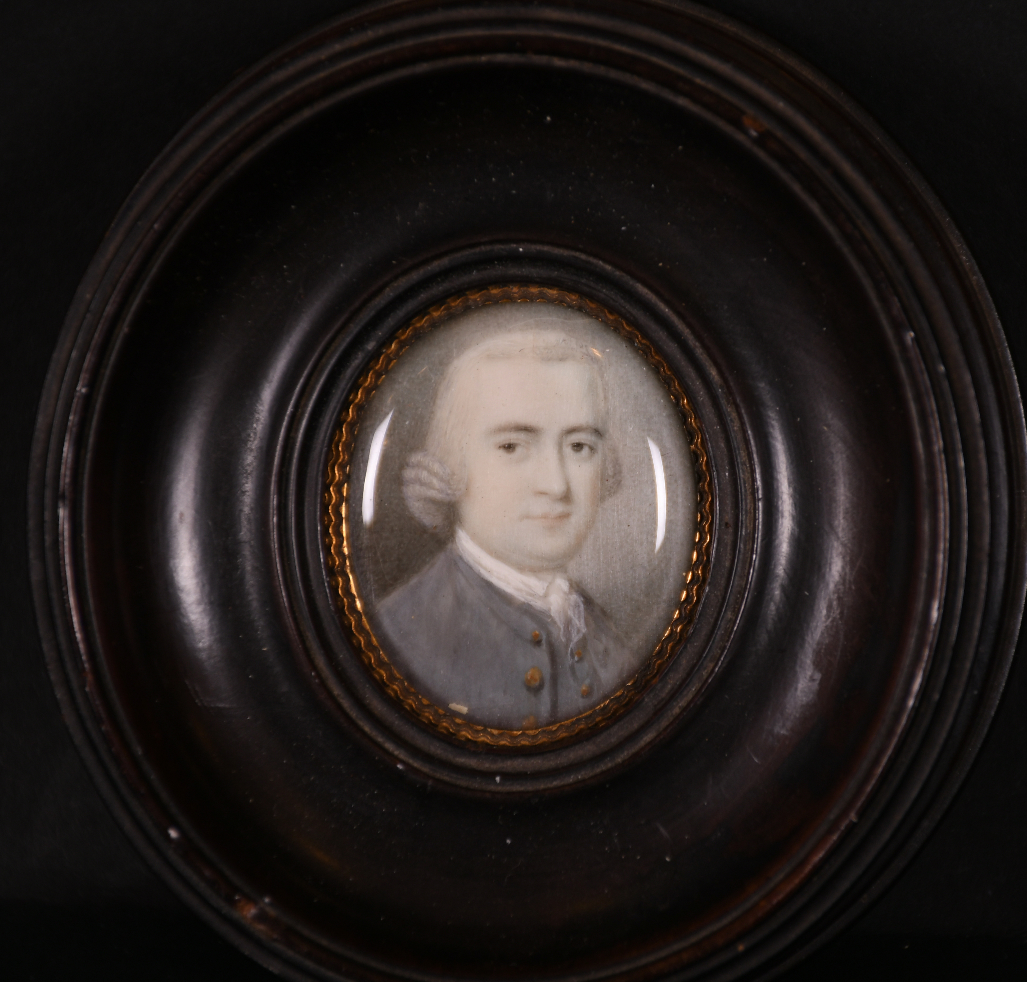 18th Century English School. Portrait of “Timothy Curtiss, 22 Years of Age, on His Wedding Day”, - Image 2 of 3