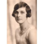 Bertram Park (1883-1972) British. Portrait of a Lady, Photograph, Signed in Pencil, and a