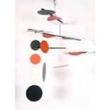 Sir Terry Frost (1915-2003) British. “Black, Red and White Circles”, a Mobile of eighteen circular