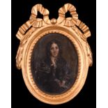 Thomas Stothard (1755-1834) British. “Mrs Stothard”, seated in an Interior, Oil on Board, Oval,