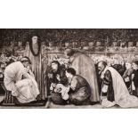 After Edward Coley Burne-Jones (1833-1898) British. ‘The Audience’, Photogravure, Mounted, Unframed,