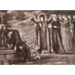 After Edward Coley Burne-Jones (1833-1898) British. ‘Chaucer’s Dream of Fair Women’, Photogravure,