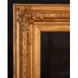 19th Century English School. A Gilt Composition Frame, with inset glass, rebate 35” x 23.25” (89 x