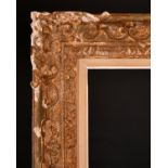 19th Century French School. A Carved Giltwood Frame, with a White Slip, rebate 31.5” x 19.5” (80 x