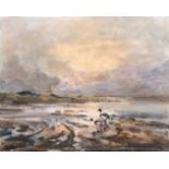 Jack Cox (1914-2007) British. Ducks in a Wetland Landscape, Oil on Board, Signed, 10.75” x 13.25” (