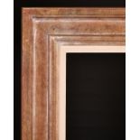 20th Century English School. A Gilt and Painted Composition Frame, with a White Slip, rebate 30” x