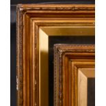 19th Century English School. A Gilt Composition Frame with inset glass, rebate 18" x 12" (45.7 x