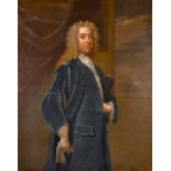 Attributed of John Vanderbank (1694-1739) British. Three Quarter Length Portrait of “Richard