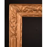 Early 19th Century English School. A Carved Giltwood Frame, with Lely panels, rebate 30” x 24.5” (