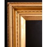 19th Century English School. A Gilt Composition Frame with inset glass, rebate 18" x 10" (45.7 x