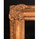 Early 19th Century English School. A Partially Carved Giltwood Frame, with Composition Swept