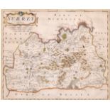After Robert Morden (c.1650-1703) British. “Surrey”, Map, 14” x 16.5” (35.5 x 42cm)