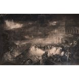 John Martin (1789-1854) British. “The Fall of Nineveh”, Engraving, 21” x 32” (53.3 x 81.2cm)