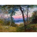 John McWhirter (1839-1911) British. “From the Mount”, Watercolour, Signed, and Inscribed on labels