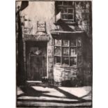 Leslie Moffat Ward (1888-1978) British. ‘Old Shop Window’, Lithograph, Mounted, Unframed, 13” x 9.