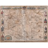 John Speed (1552-1629) British. “The Mape of Hungari”, Map, 15.25” x 20” (38.7 x 50.8cm)