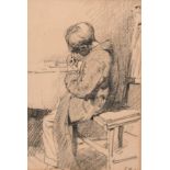 Charles Knight (1901-1990) British. “Child Study”, Pencil, Signed with Initials and Dated ’22, and