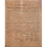 19th Century American School. ‘The Declaration of Independence’, Print, 19.5” x 15” (49.5 x 38cm)