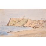 19th Century English School. “Scarborough”, Watercolour, Inscribed and Dated ‘Oct 6’ in pencil,