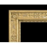 19th Century English School. A Gilt Composition Frame, rebate 77” x 42” (195.5 x 106.7cm)