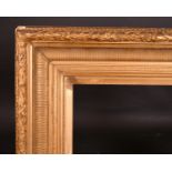 19th Century English School. A Gilt Composition Frame, rebate 40” x 18” (101.6 x 45.7cm)