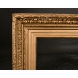 19th Century English School. A Gilt Composition Frame, rebate 36” x 21” (91.5 x 53.3cm)