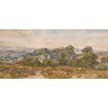 Henry Jutsum (1816-1869) British. “Ivybridge, Devon”, Watercolour, Signed and Dated 1867, and