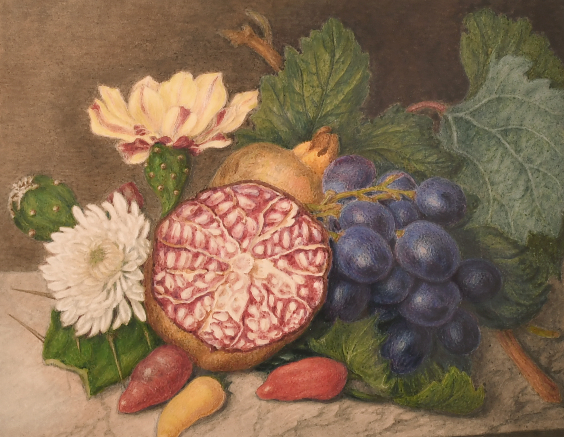 19th Century English School. Still Life of Flowers in an Urn, Watercolour, 8.5” x 11.5” (21.5 x - Image 3 of 9