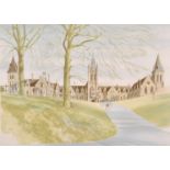 Albany Wiseman (1930- ) British. “Charterhouse”, Lithograph, Signed, Inscribed and Numbered 252/