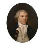 Circle of Captain John Jones Spoilum (1770-1805) British. A Ship’s Captain, Oil on Canvas laid down,
